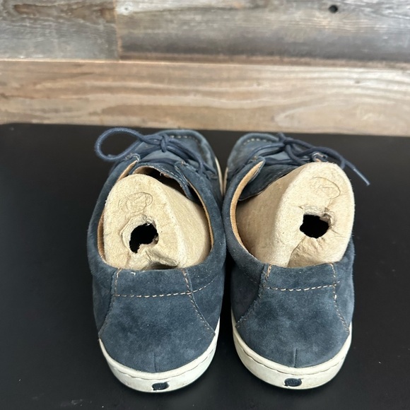 Born Men's Canning Sneaker Chukka Boot Size 10M Blue Suede Moc Toe Low Top - Picture 2 of 8